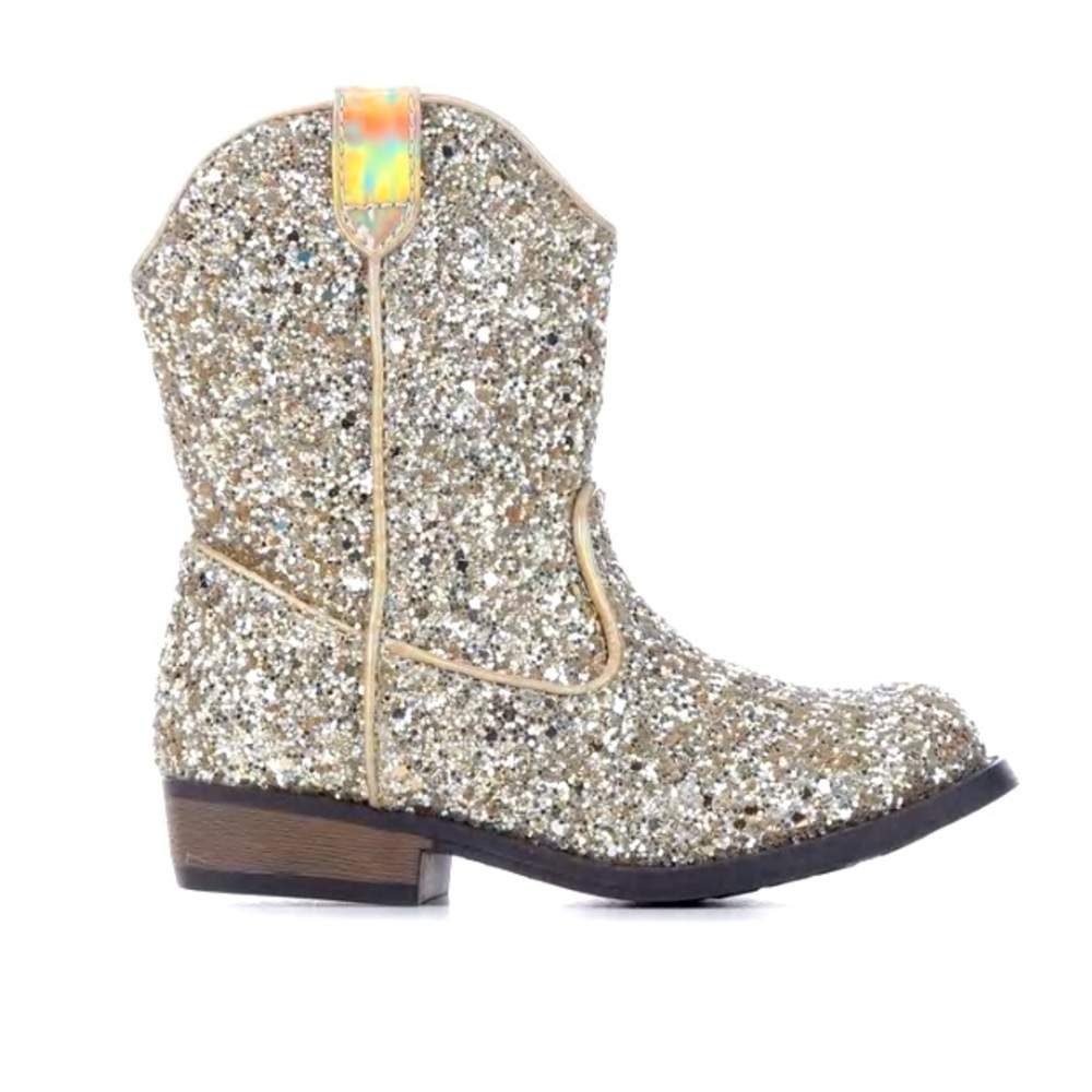 TODDLER TESSA COWBOY BOOTS (BLINGED)